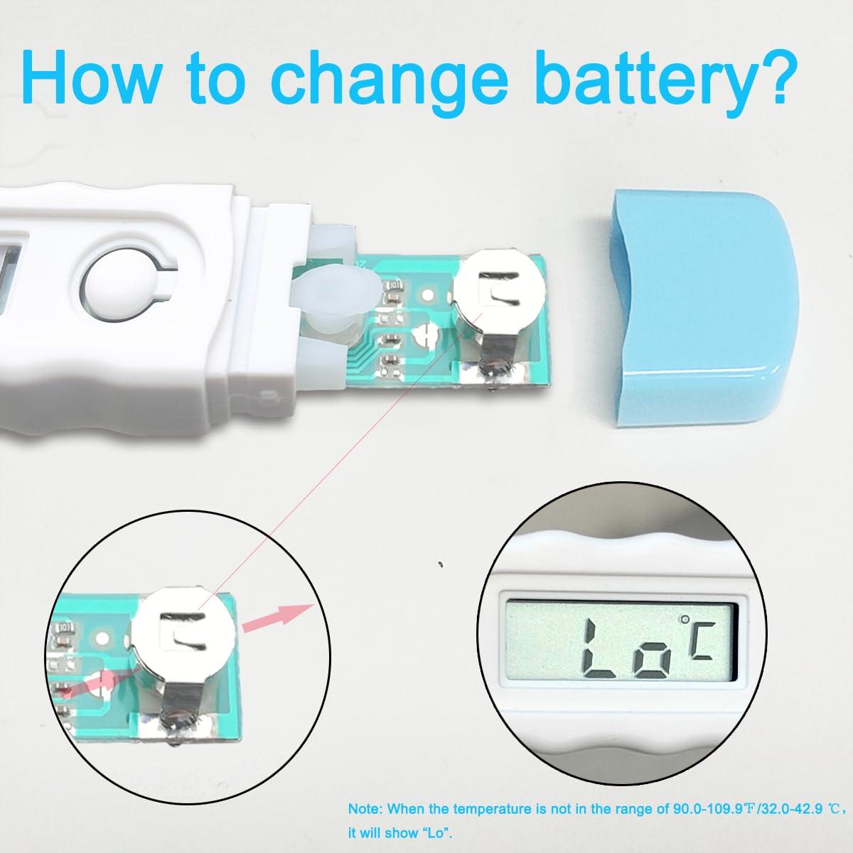 Termómetro Digital Oral BESTWYA 4 Piezas con Baterías LR41