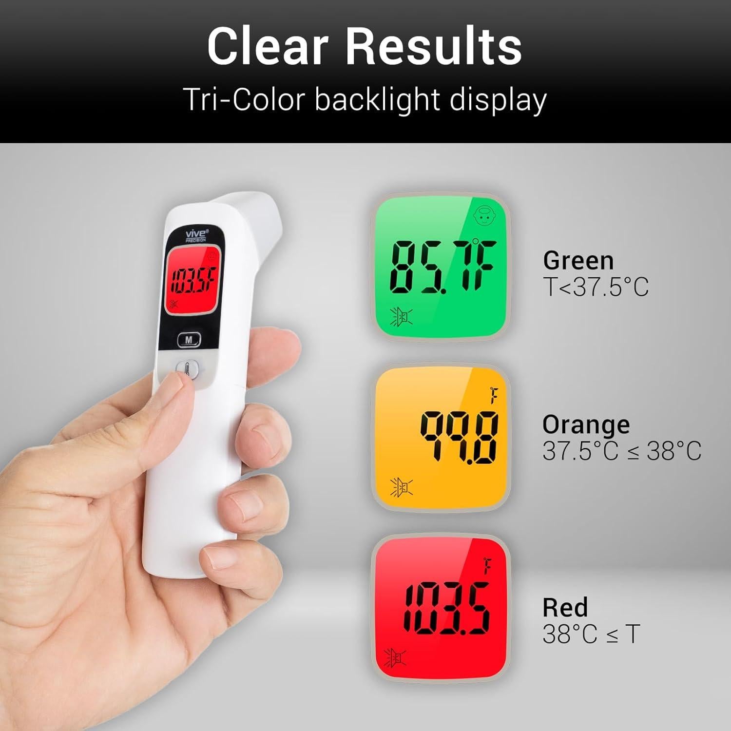 Termómetro Digital Infrarrojo Sin Contacto Vive - Preciso y Rápido