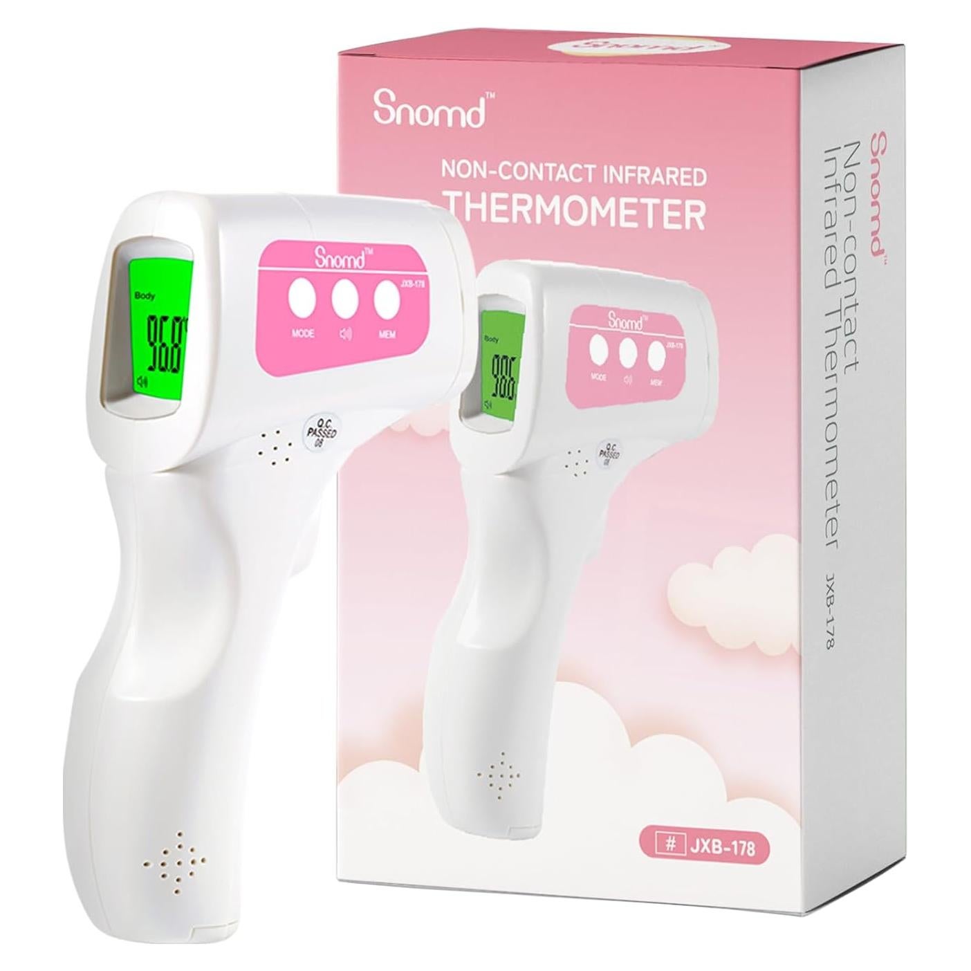 Termómetro Infrarrojo Sin Contacto Berrcom para Adultos y Niños