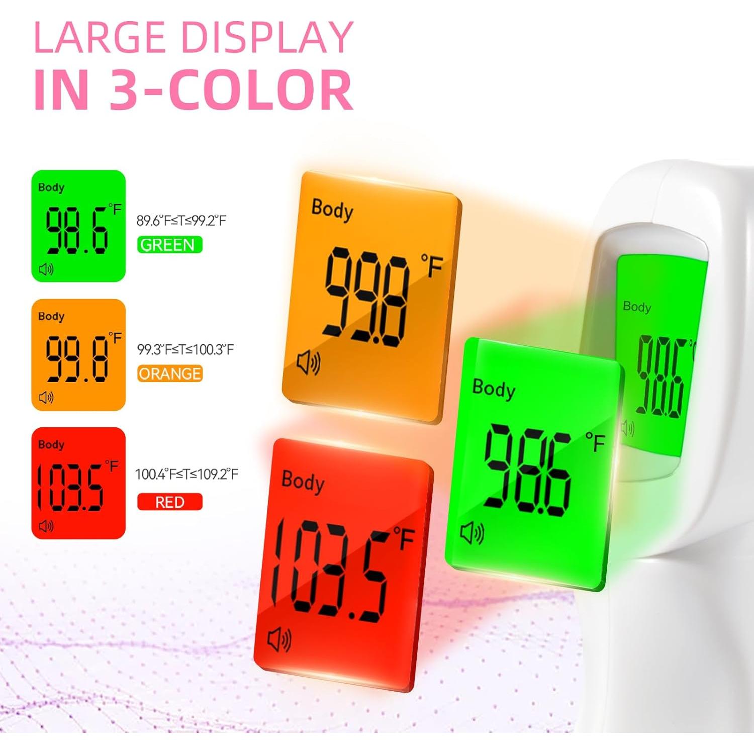 Termómetro Infrarrojo Sin Contacto Berrcom para Adultos y Niños