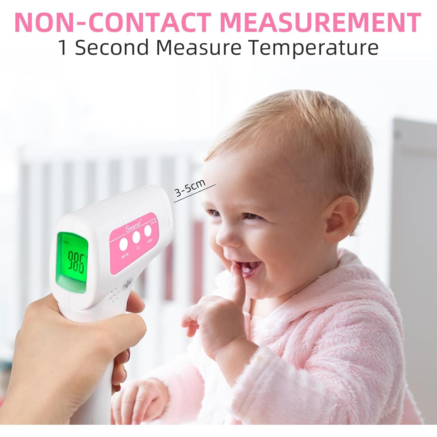 Termómetro Infrarrojo Sin Contacto Berrcom para Adultos y Niños