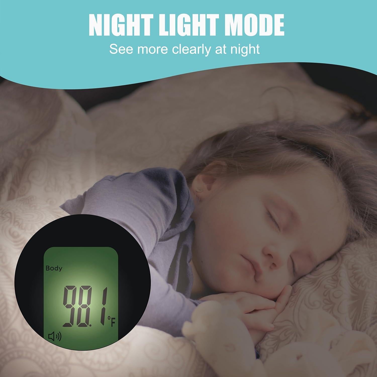 Termómetro Digital Infrarrojo Amplim AMP1706 para Bebés y Adultos