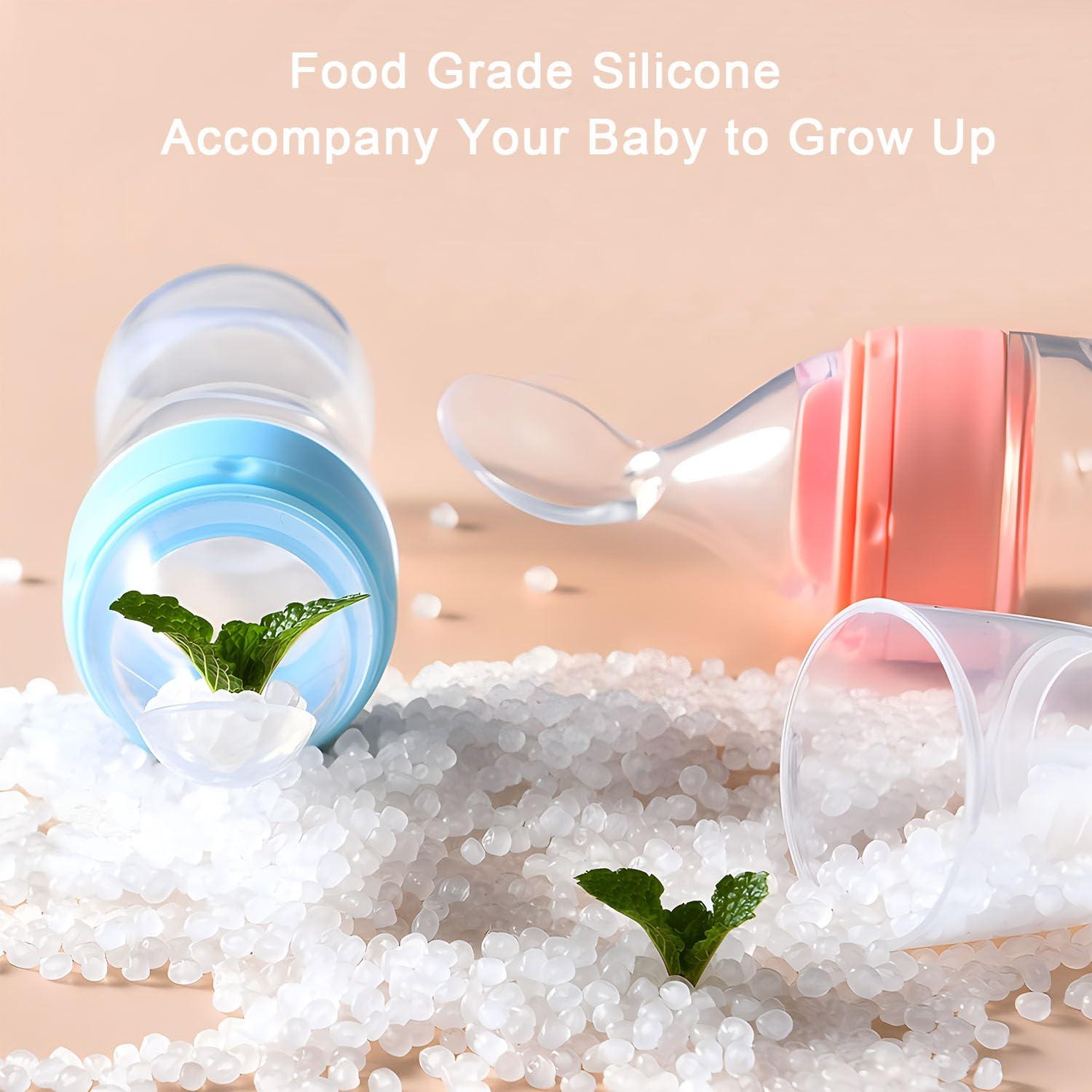 Juego de Alimentación de Silicona MIICASA 8 Piezas Bebés