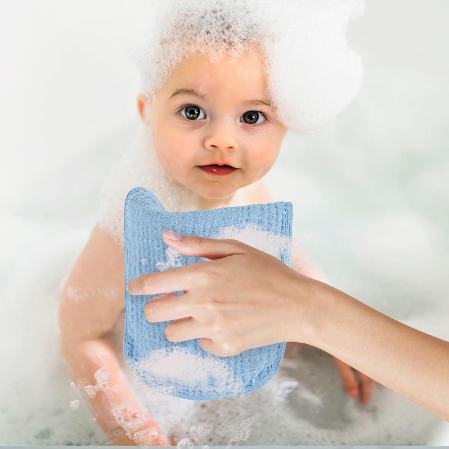 Paño de Eructo para Bebé Migiol 100% Algodón Muselina 6 Pzas