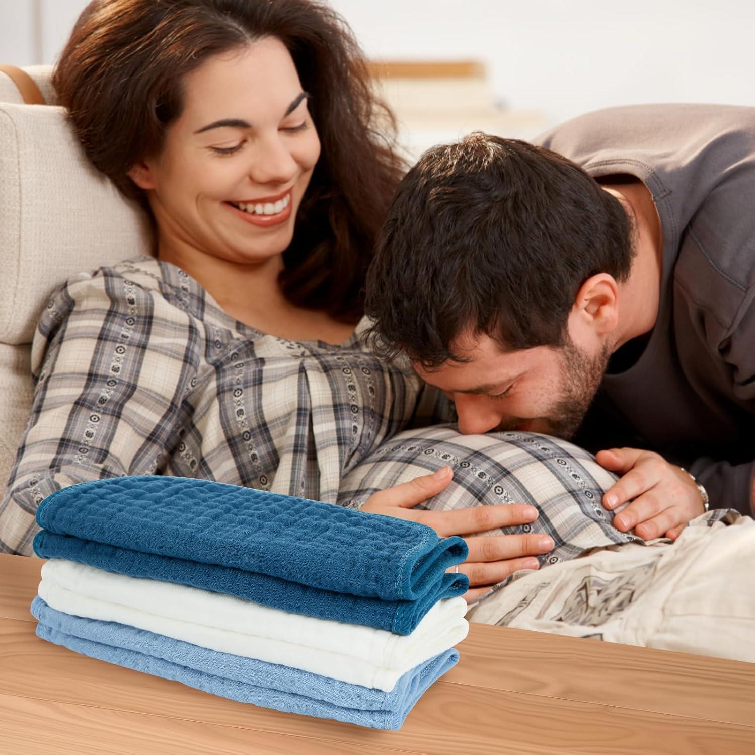 Paño de Eructo para Bebé Migiol 100% Algodón Muselina 6 Pzas