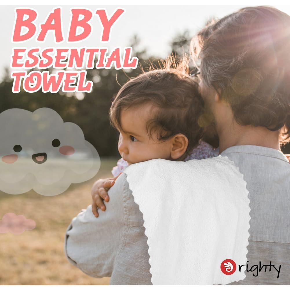 Paños para Eructar Orighty 8 Piezas Coral 50x25 cm