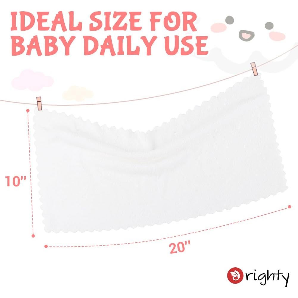 Paños para Eructar Orighty 8 Piezas Coral 50x25 cm