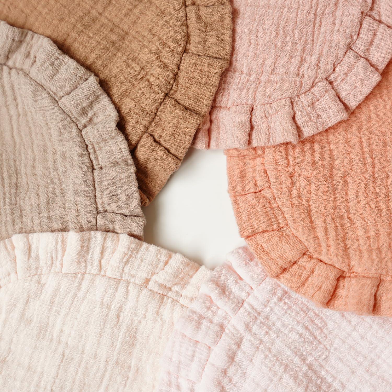 Set de 6 Baberos de Muselina MairMore para Bebés Unisex