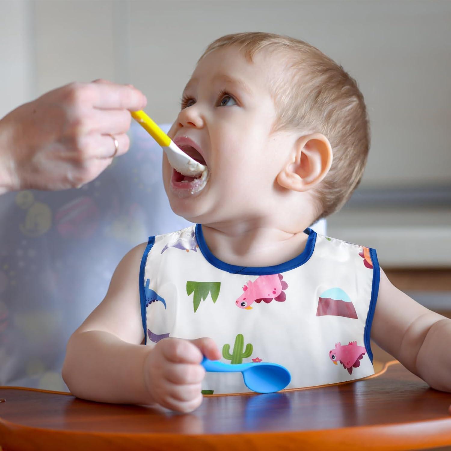 Baberos Impermeables Accmor para Bebés 6-24 meses 3pcs