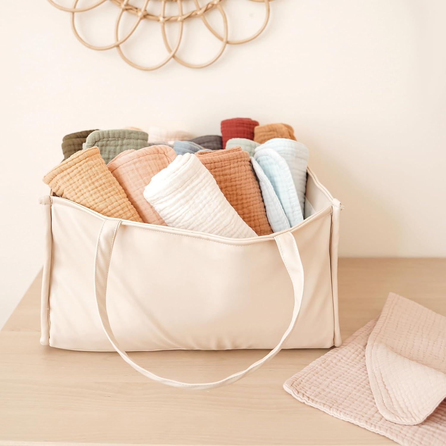 Paños para Eructar Bebé Konssy 6 Piezas 100% Algodón Muselina