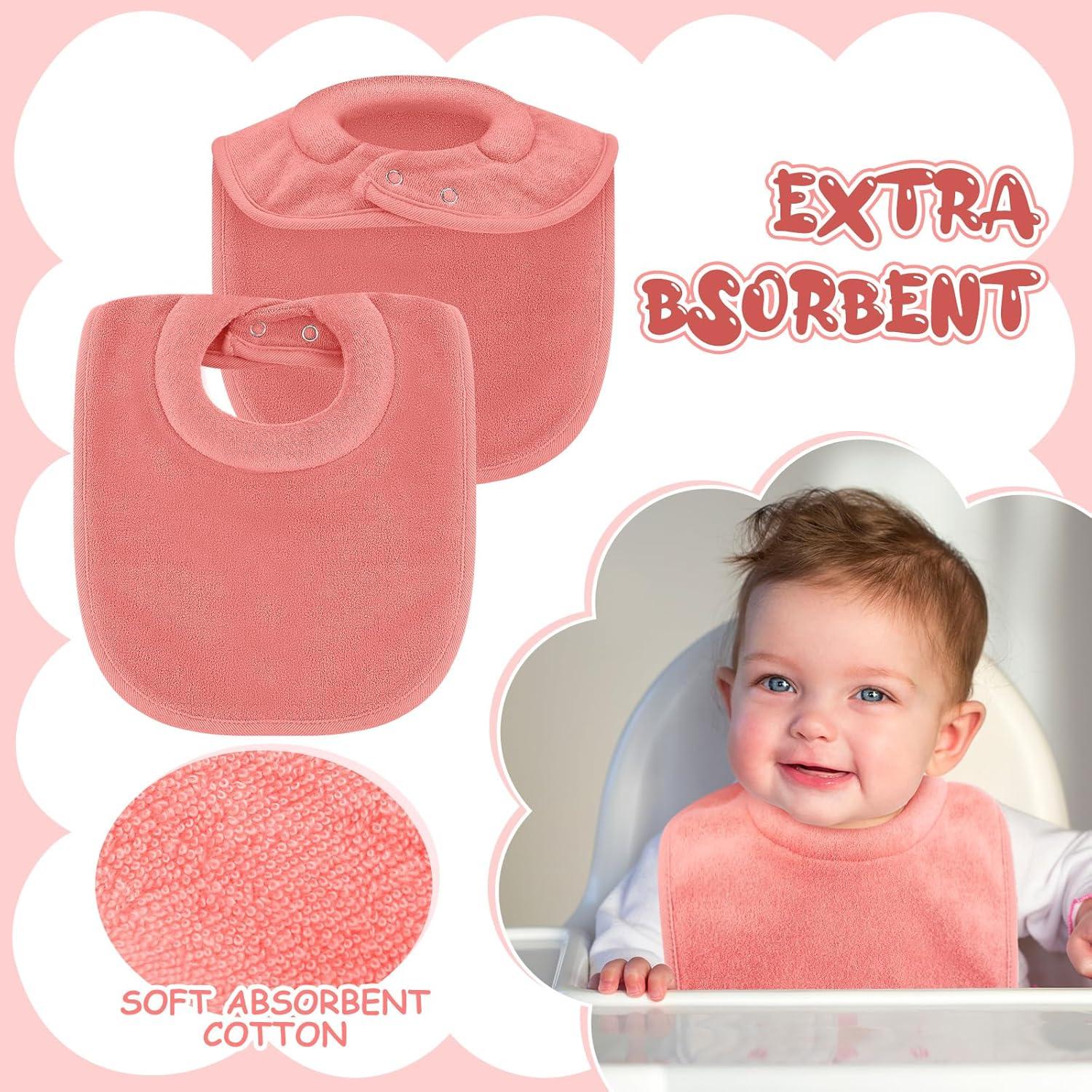 4 Baberos Acolchados Comfi para Bebés - Absorbentes y Ajustables