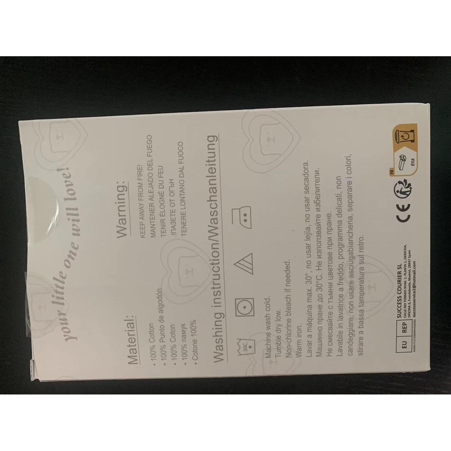 Bearmoss Muslin Burp Cloths, 100% Cotton Baby Burping Clothes, Large Extra Soft Absorbent for Unisex Newborn Boy and Girl, 20x10in, 6 Pack