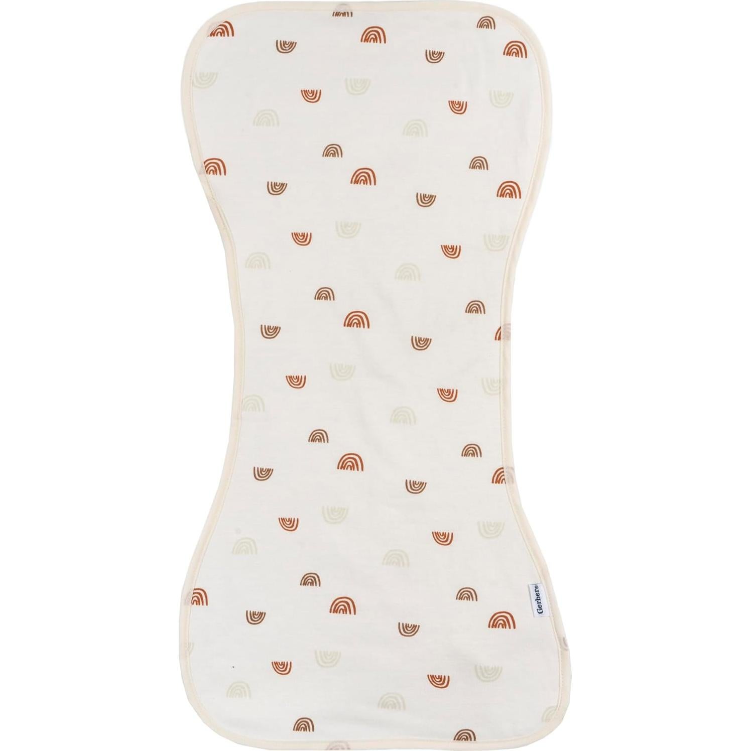 Paquete de 5 Paños de Eructo Unisex Gerber - Óxido Marrón