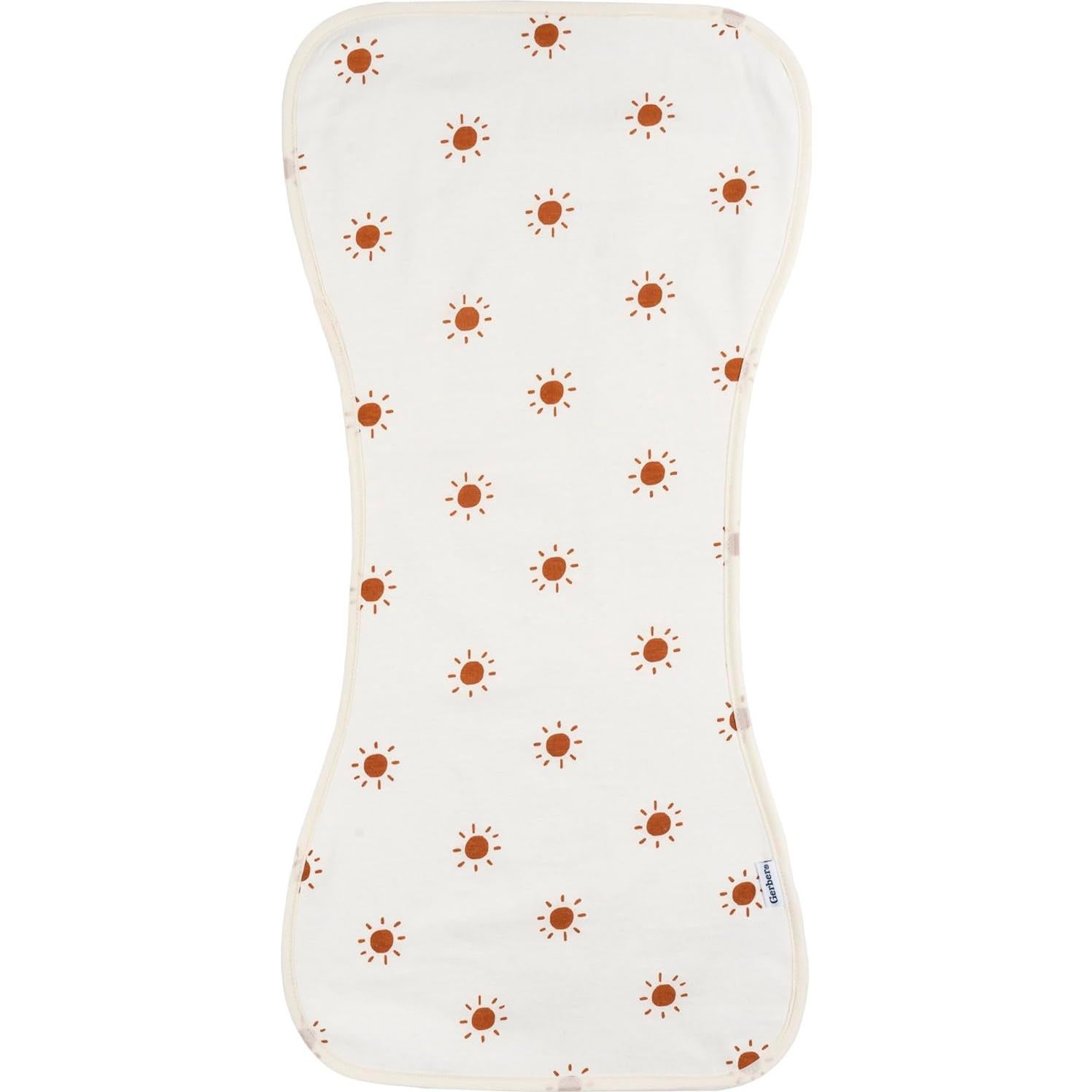 Paquete de 5 Paños de Eructo Unisex Gerber - Óxido Marrón