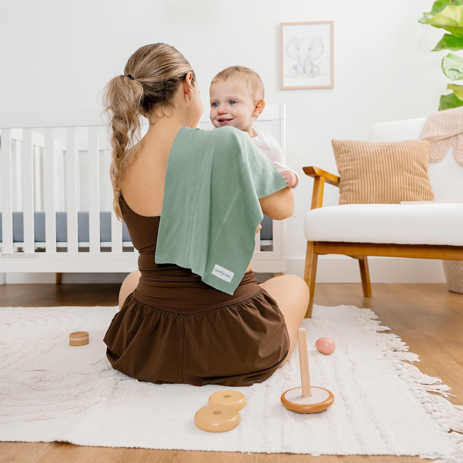 Juego de Pañales Comfy Cubs - Paquete de 6, 100% Algodón, Grande