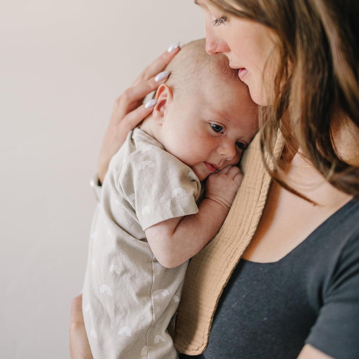 Paños de Eructo para Bebés Konssy - 7 Unidades 100% Algodón
