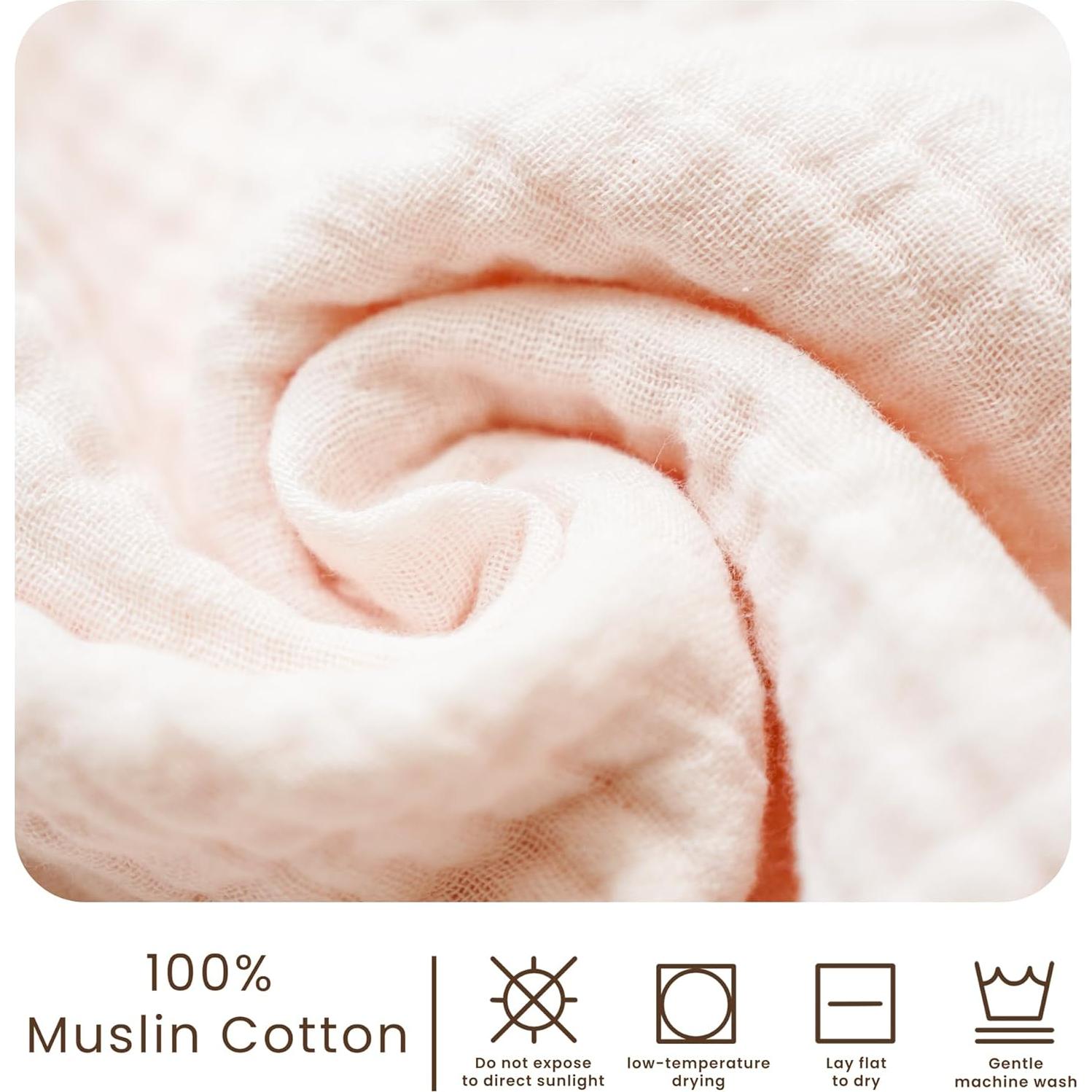 Paños de Eructo para Bebés Konssy - 7 Unidades 100% Algodón