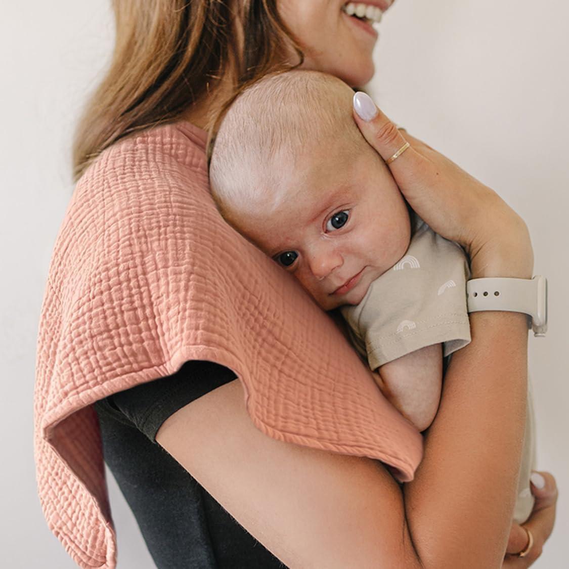 Paños de Eructo para Bebés Konssy - 7 Unidades 100% Algodón