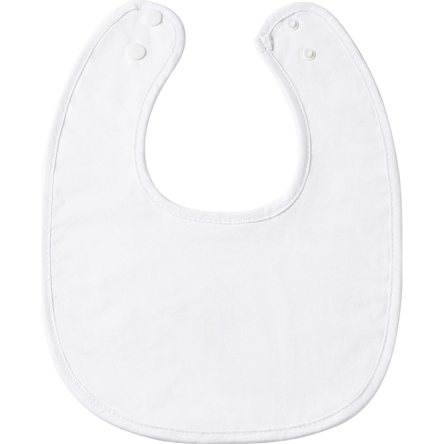 Bib de Bautizo Algodón Suave Unisex con Cruz Bordada