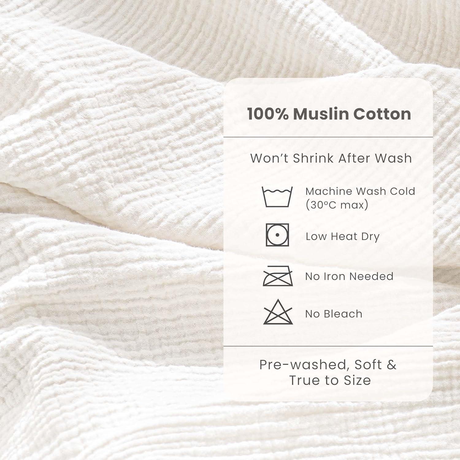 Paños de Eructo para Bebé Konssy - 7 Pack 100% Algodón Suave