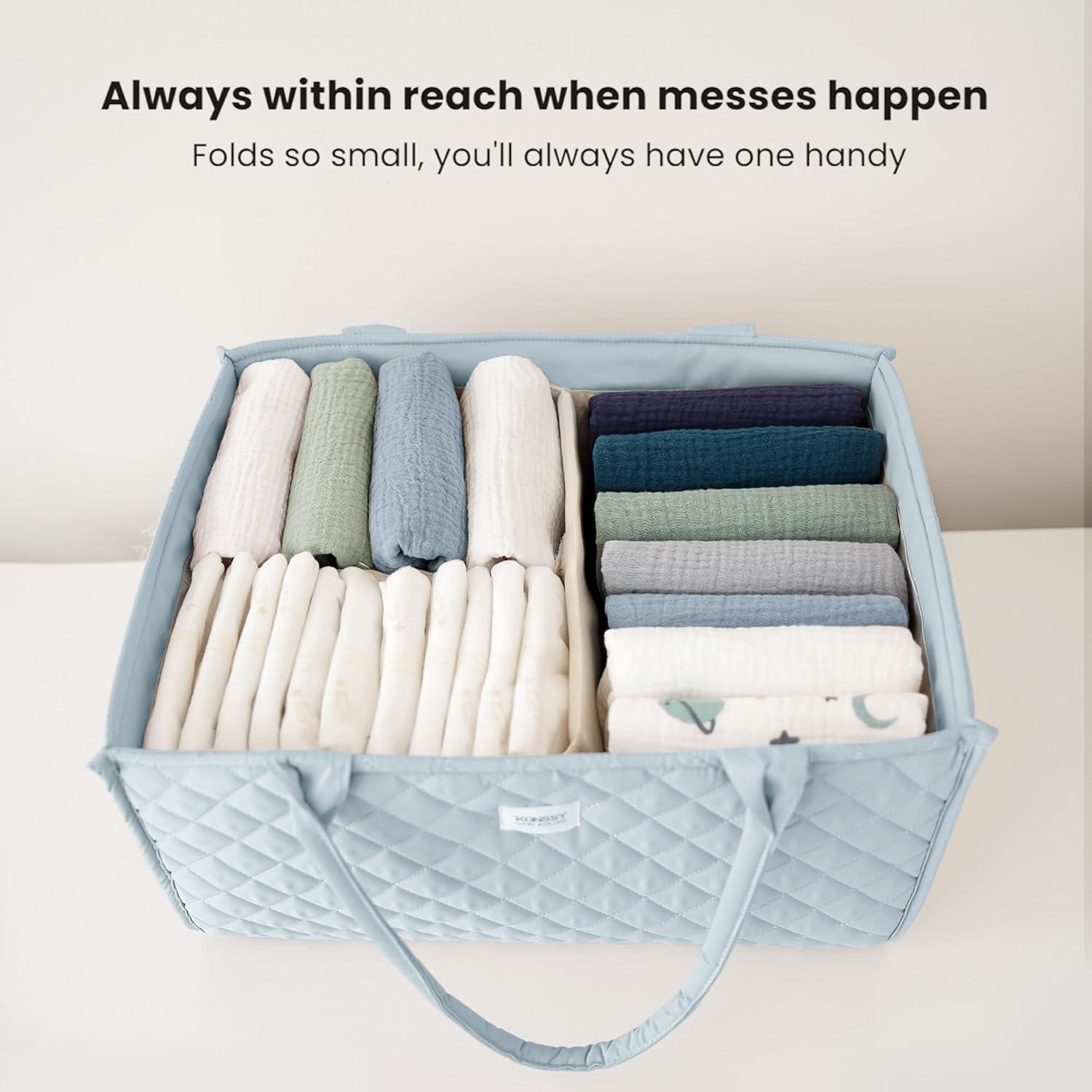 Paños de Eructo para Bebé Konssy - 7 Pack 100% Algodón Suave