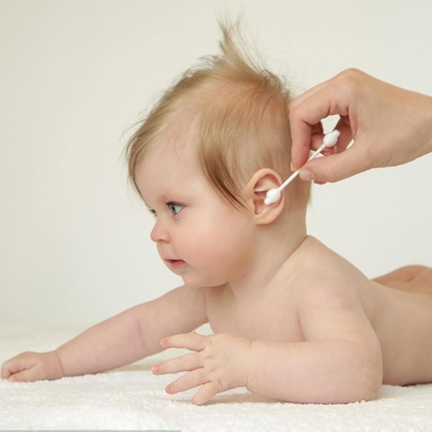 Hisopos de Algodón Orgánico para Bebés HNRLOY - 224 Unidades