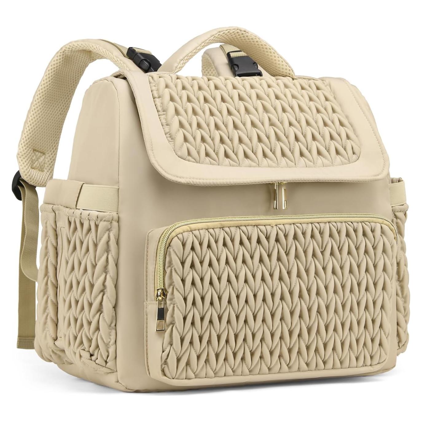 Mochila para Pañales Impermeable Taslan Marrón Topo 20L