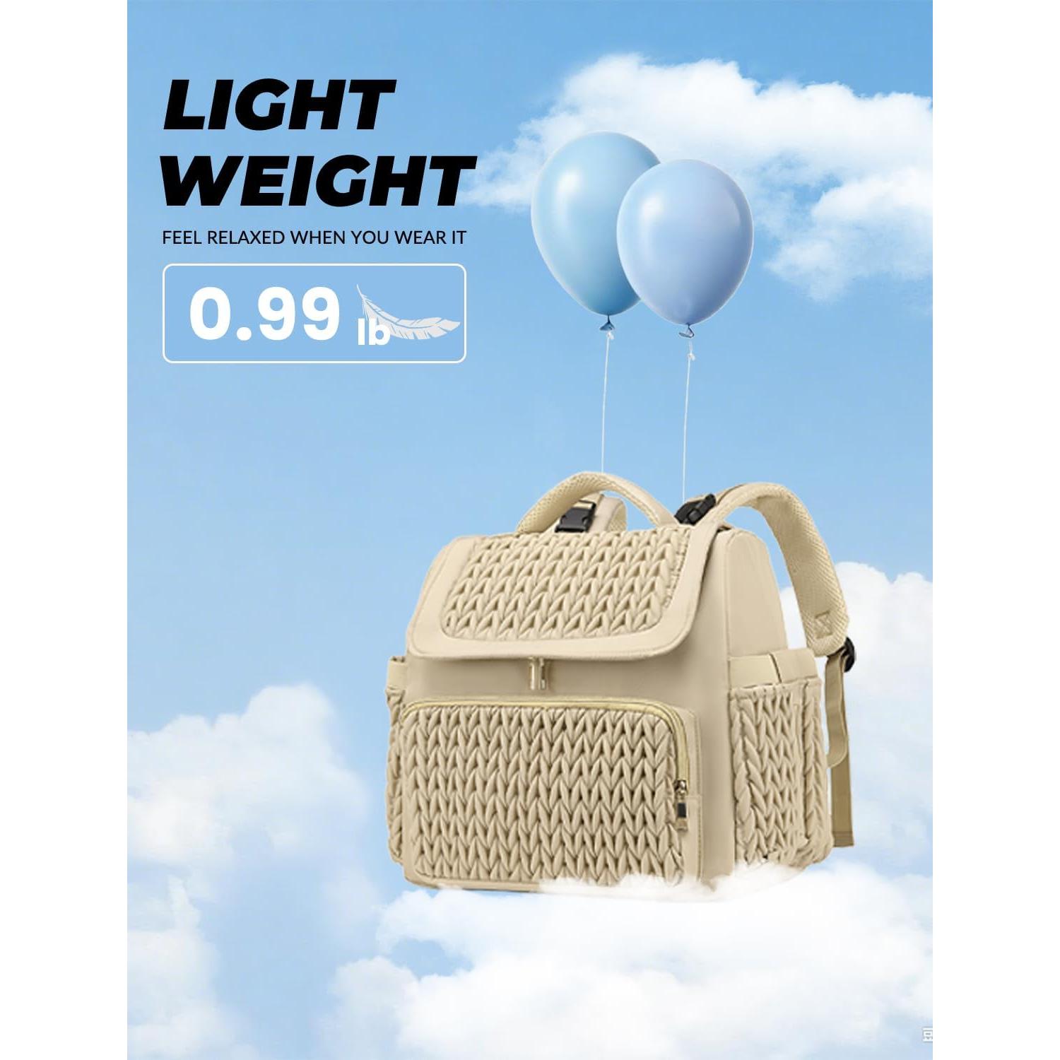 Mochila para Pañales Impermeable Taslan Marrón Topo 20L