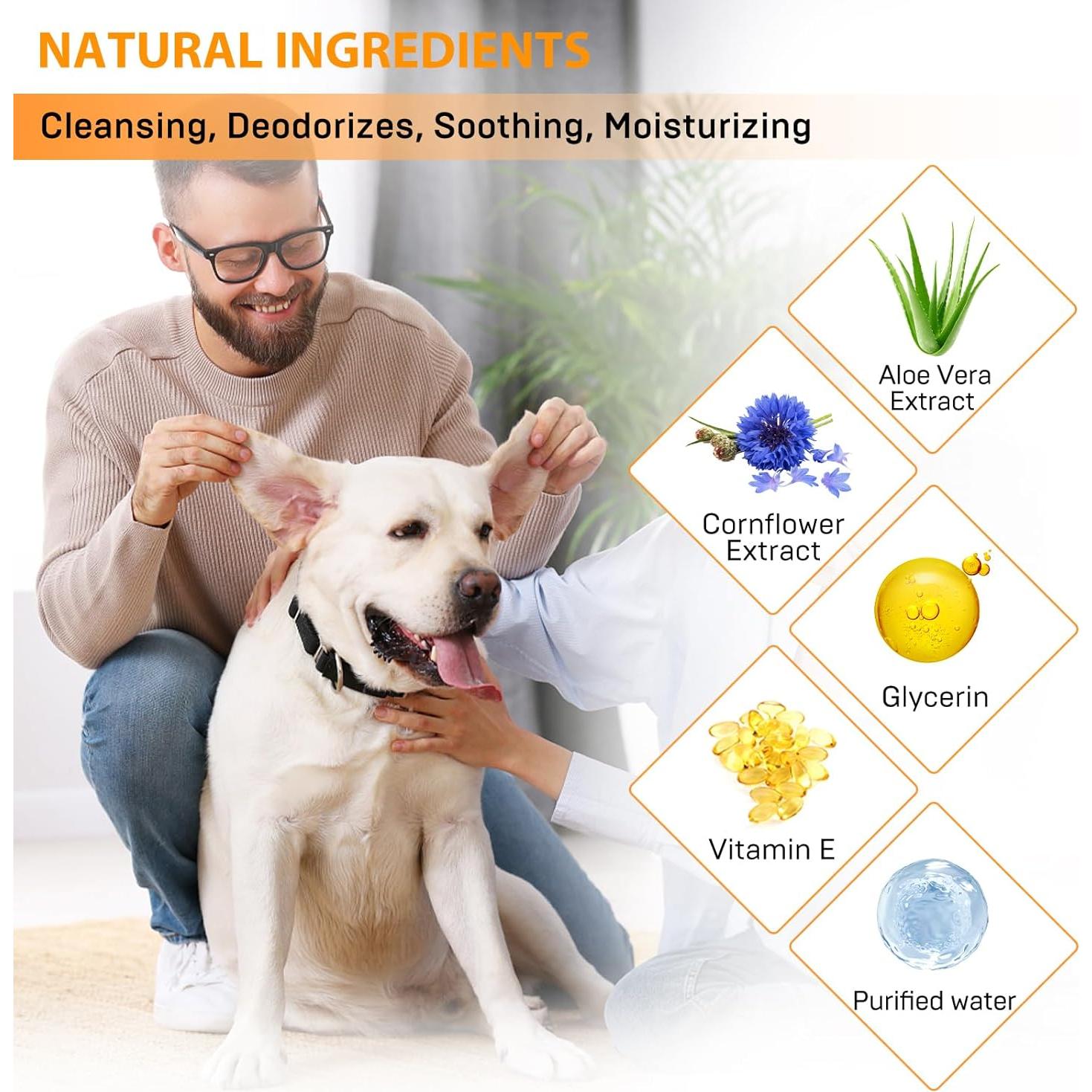 Toallitas Limpiadoras para Oídos de Mascotas Kopmath 100 Unidades