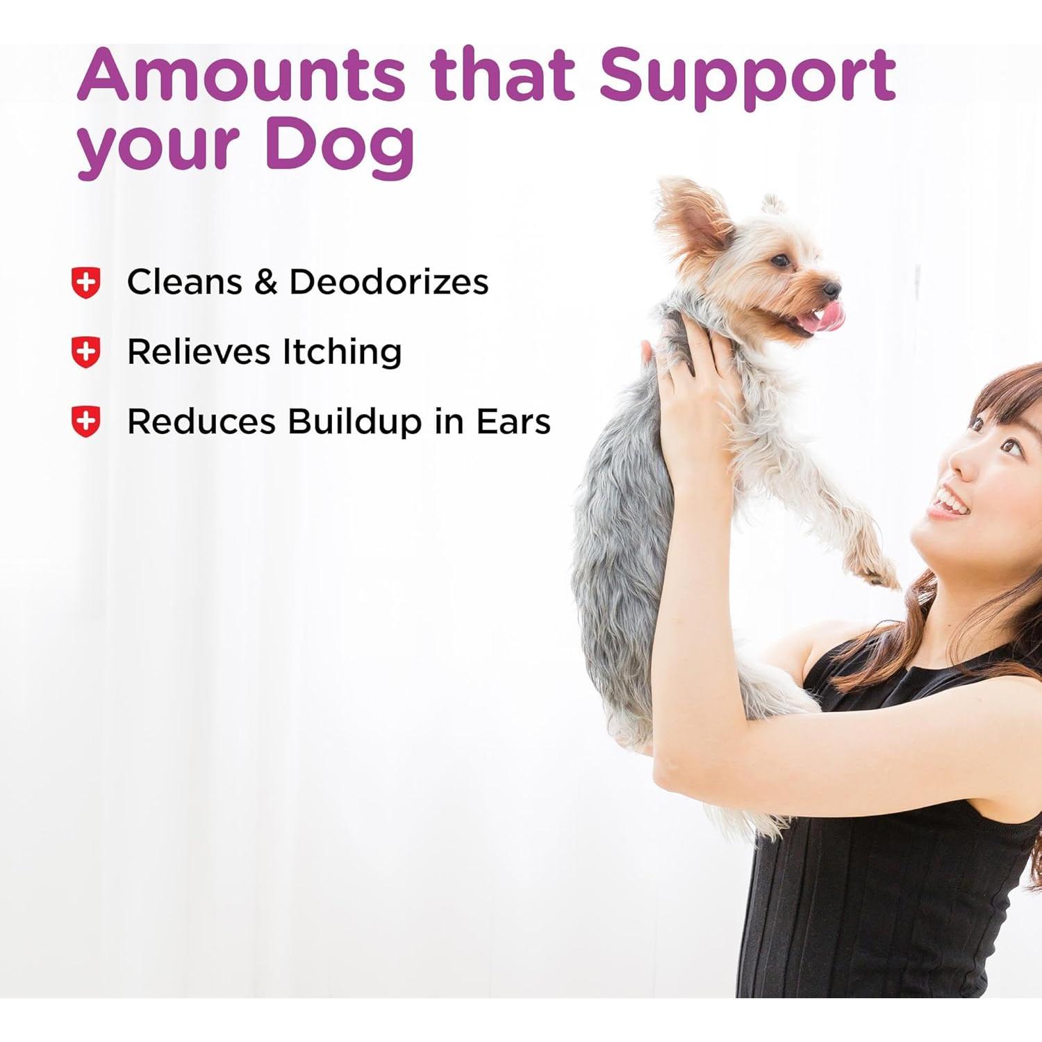 Limpiador de Oídos para Perros Nutri-Vet 236 ml - Suave y Efectivo