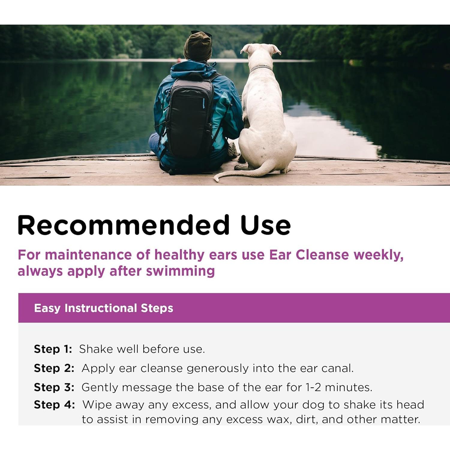 Limpiador de Oídos para Perros Nutri-Vet 236 ml - Suave y Efectivo