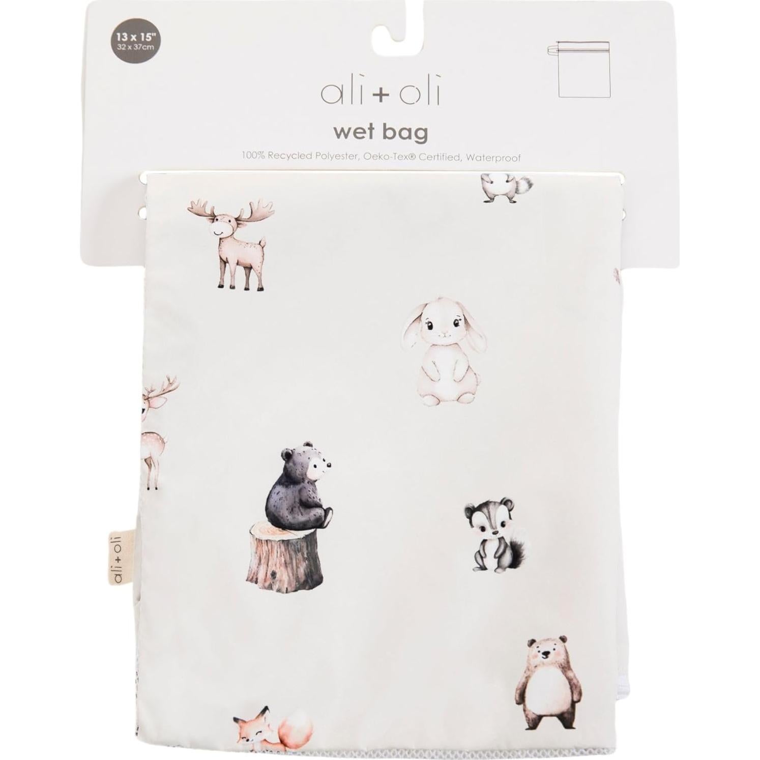 Bolsa Húmeda-Seca Ali+Oli Bosques 38x30.5 cm Resistente Agua