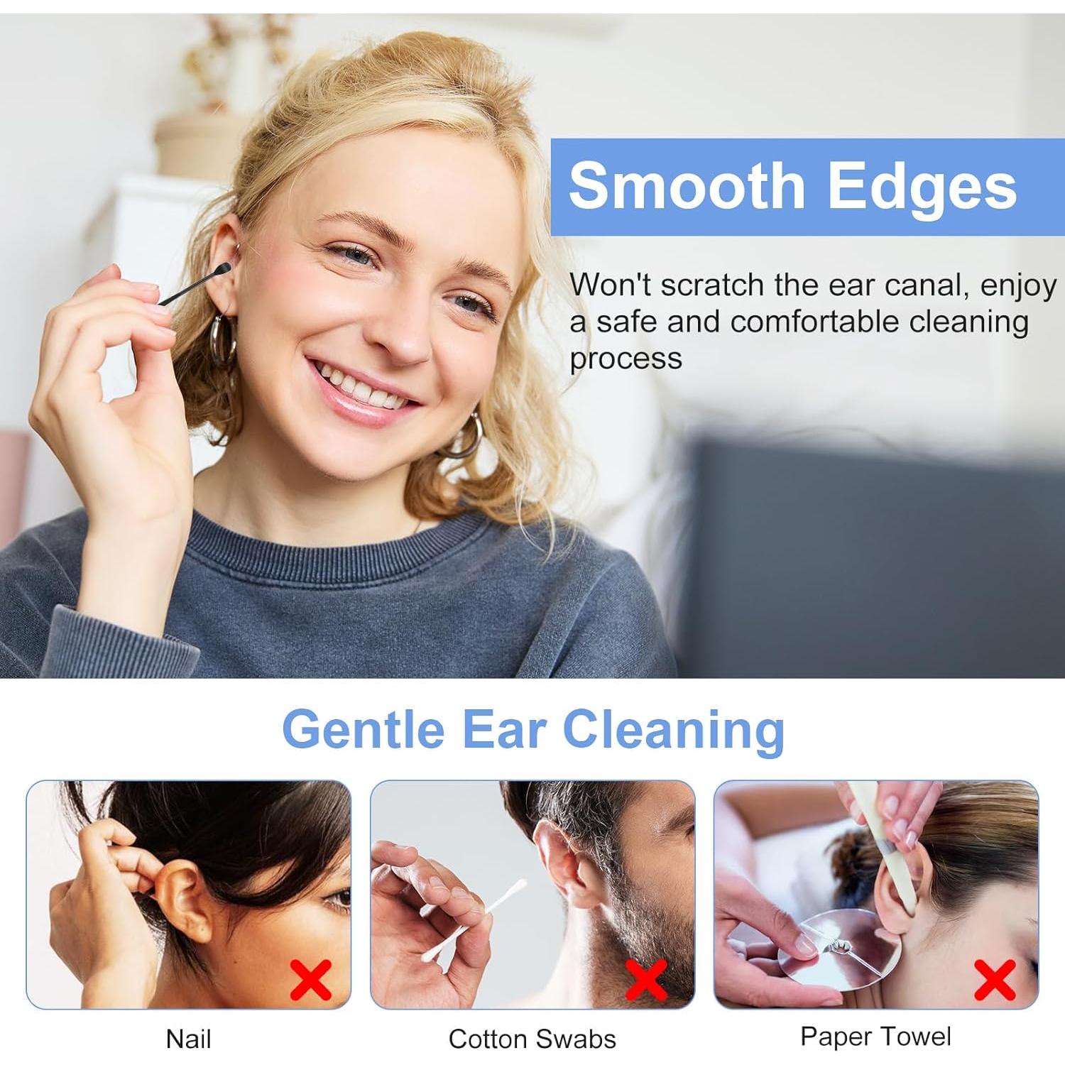 Kit de Limpieza de Oídos 6 Piezas Acero Inoxidable CIATBYYJ