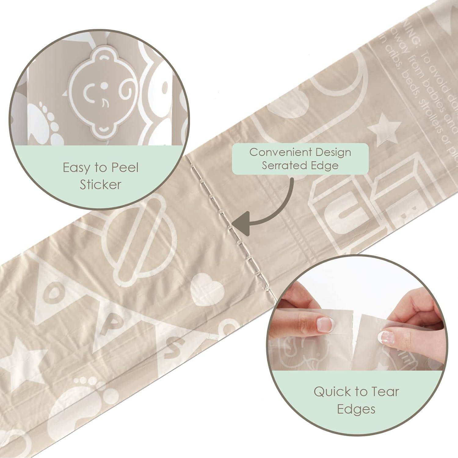 Dispensador de Bolsa de Pañales Moodie Oso de Peluche Rosado