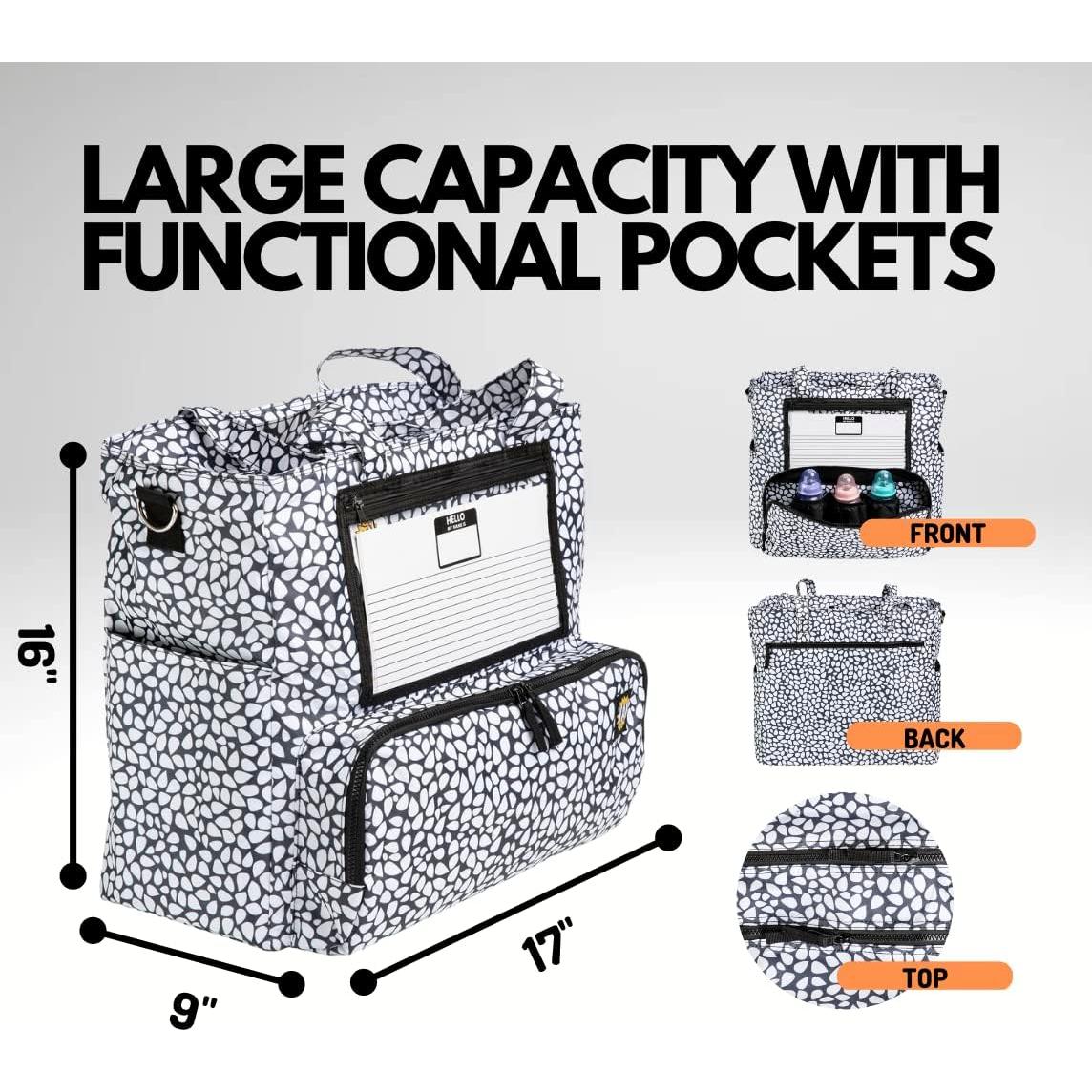 Bolsa de Pañales Grande YAY KIDD con Correa y Bolsillos