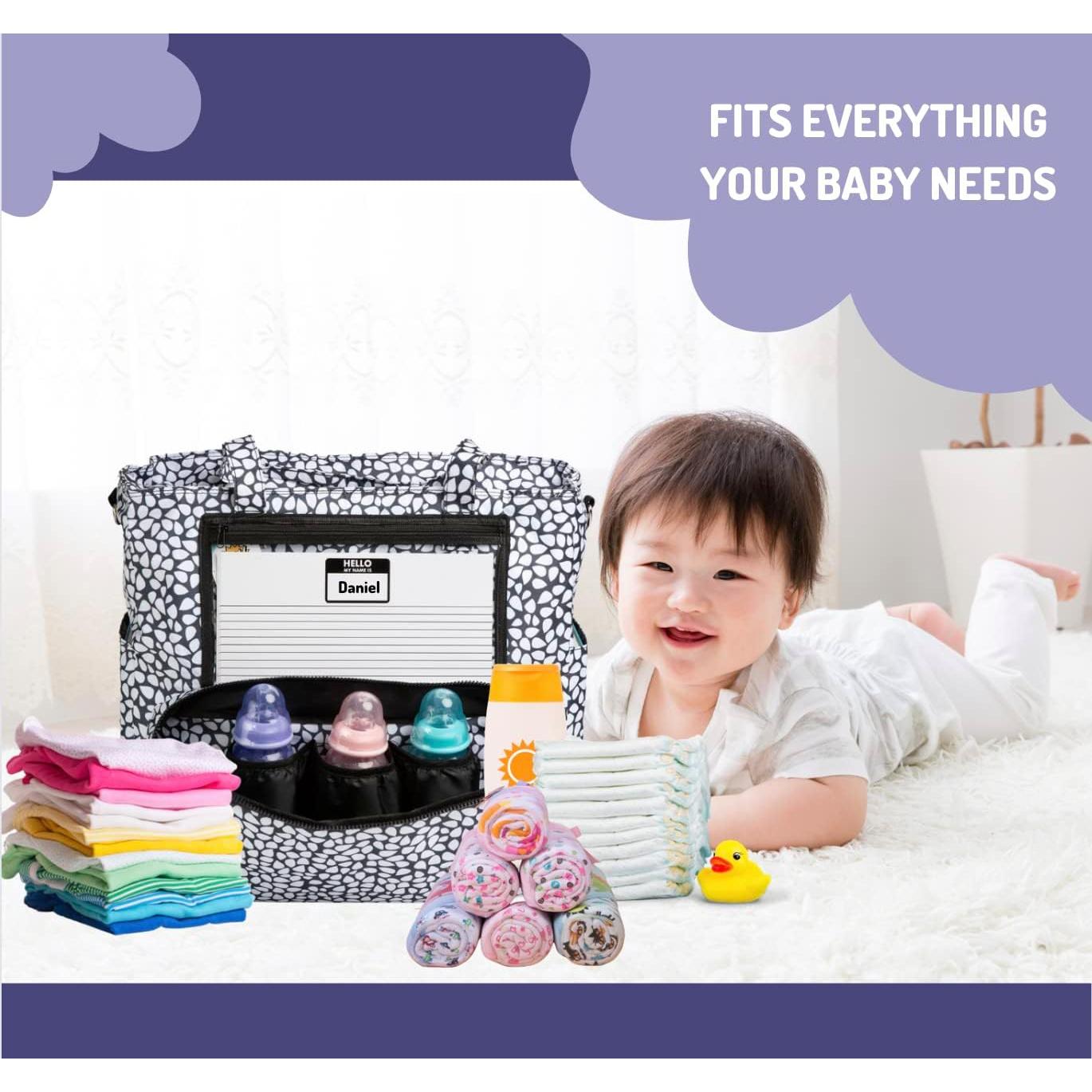 Bolsa de Pañales Grande YAY KIDD con Correa y Bolsillos