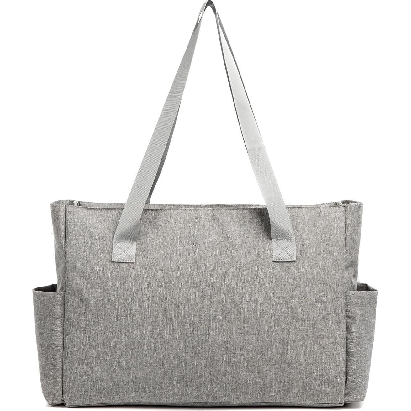 Bolsa de Pañales Solid Mommy Gris con Almohadilla y Clips