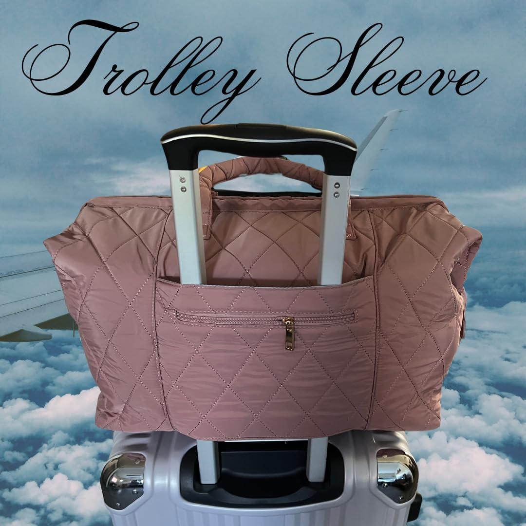 Bolsa de Pañales Oversized Rosa SLyDe - Bolsa de Viaje 35.5x27.9x45.7cm