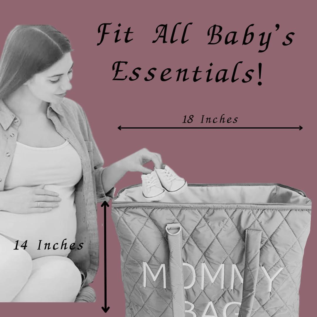 Bolsa de Pañales Oversized Rosa SLyDe - Bolsa de Viaje 35.5x27.9x45.7cm