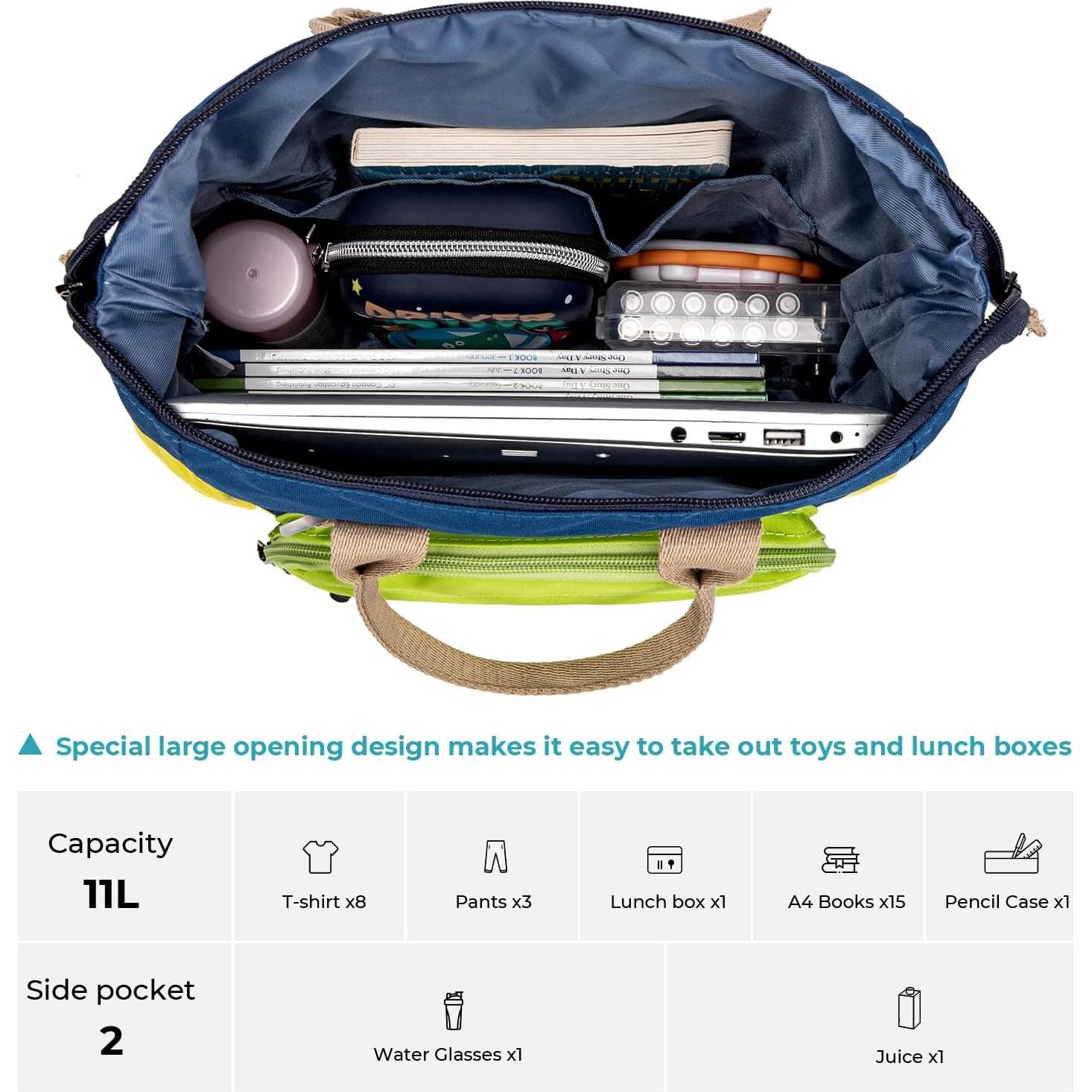 Mochila Escolar CLUCI para Niños Pequeños 28x11.4x33cm