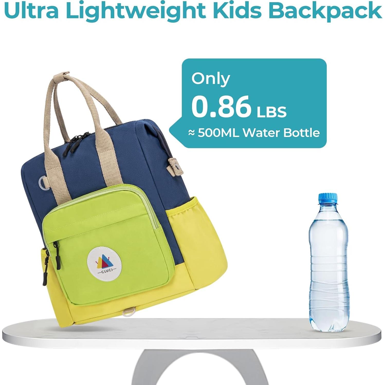 Mochila Escolar CLUCI para Niños Pequeños 28x11.4x33cm