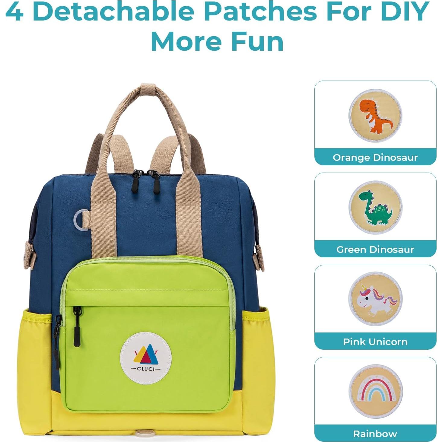 Mochila Escolar CLUCI para Niños Pequeños 28x11.4x33cm