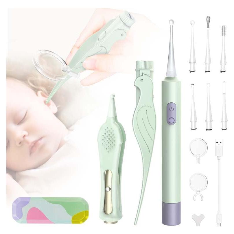 Kit de Limpieza de Cerumen Manmihealth con Luces LED y Lupa