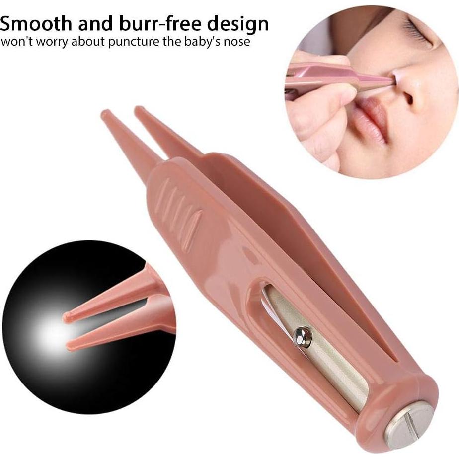 Pinzas Nasales para Bebé Semme con Luz LED - Acero Inoxidable