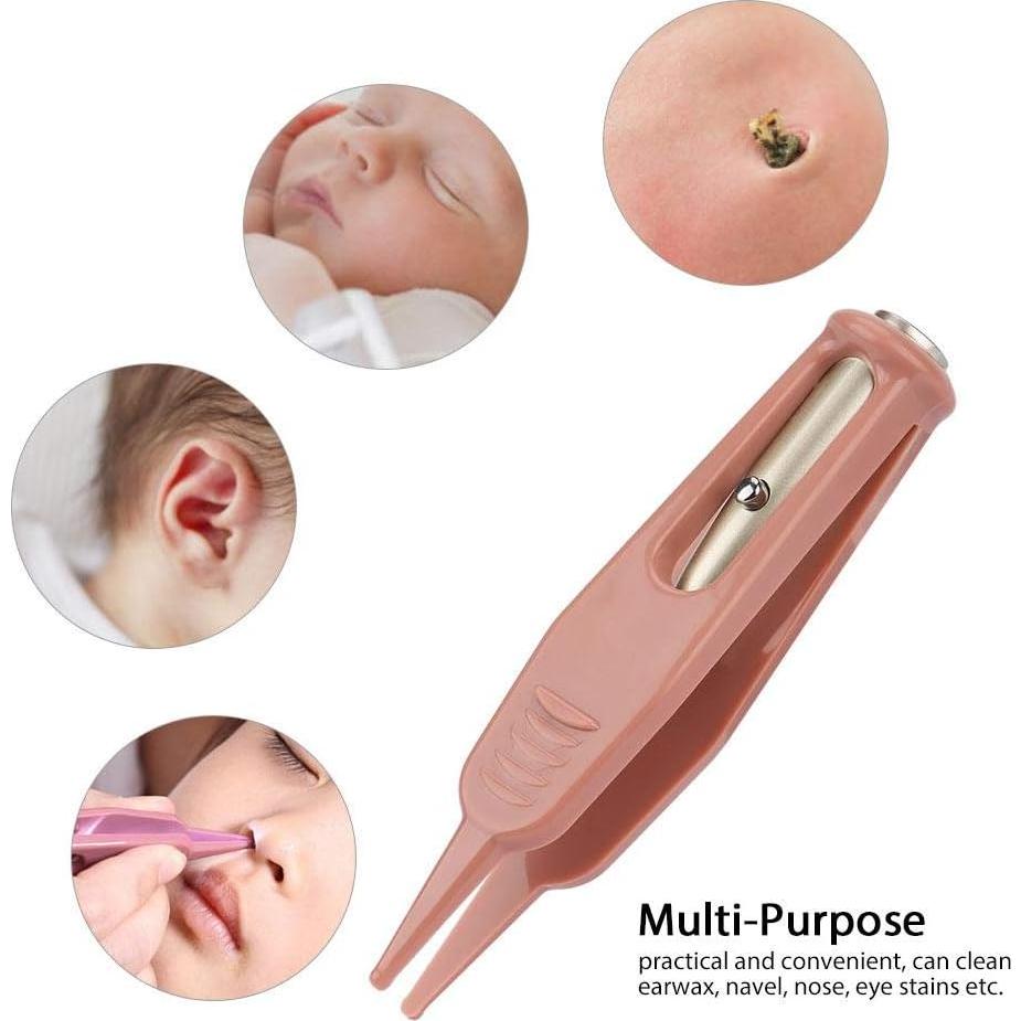 Pinzas Nasales para Bebé Semme con Luz LED - Acero Inoxidable