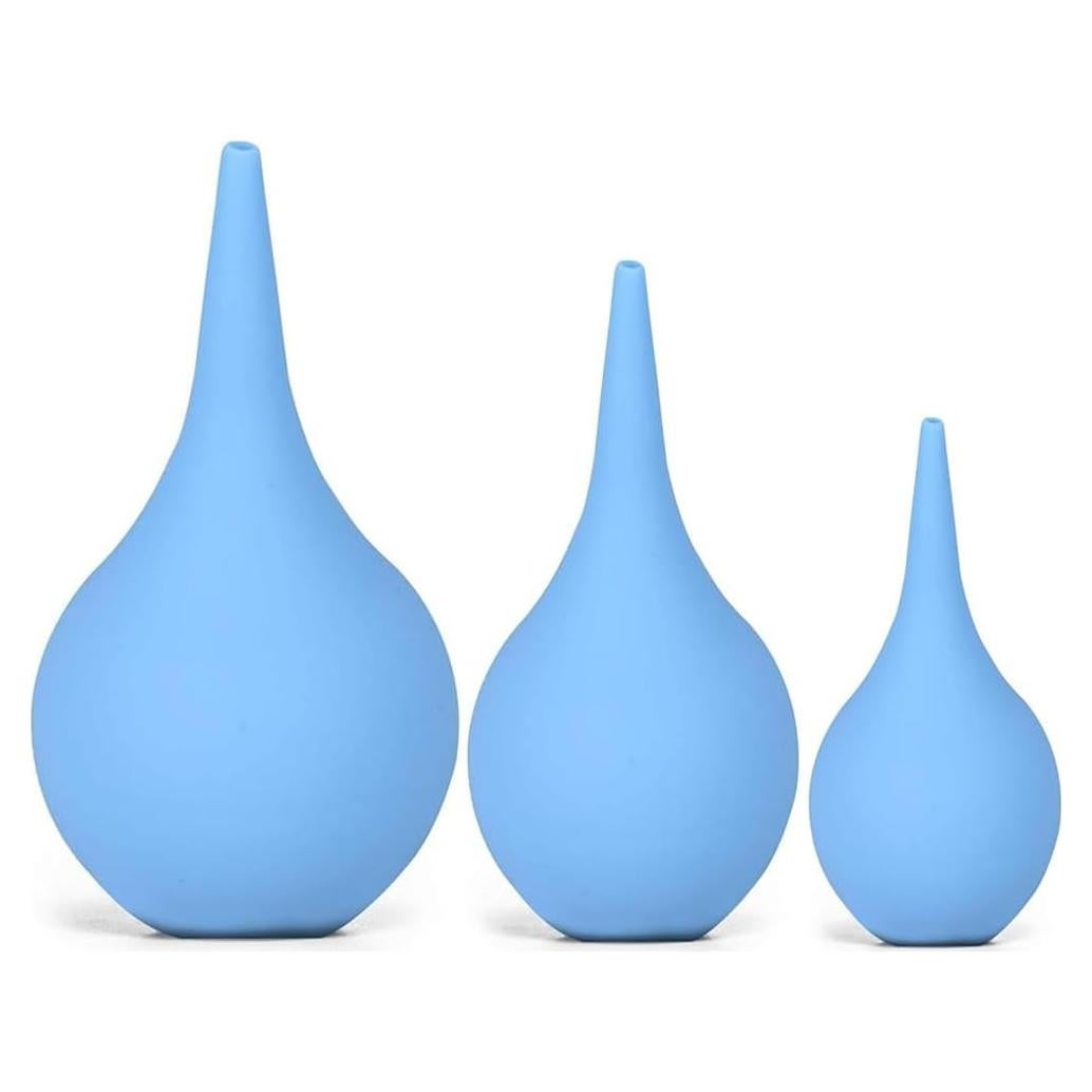 Paquete de 3 Jeringas de Bulbo Manual Canumer - 27ml, 65ml, 90ml