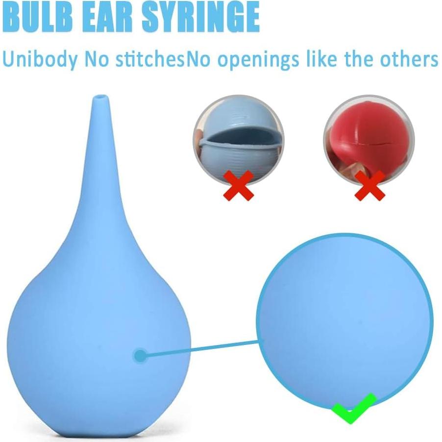 Paquete de 3 Jeringas de Bulbo Manual Canumer - 27ml, 65ml, 90ml