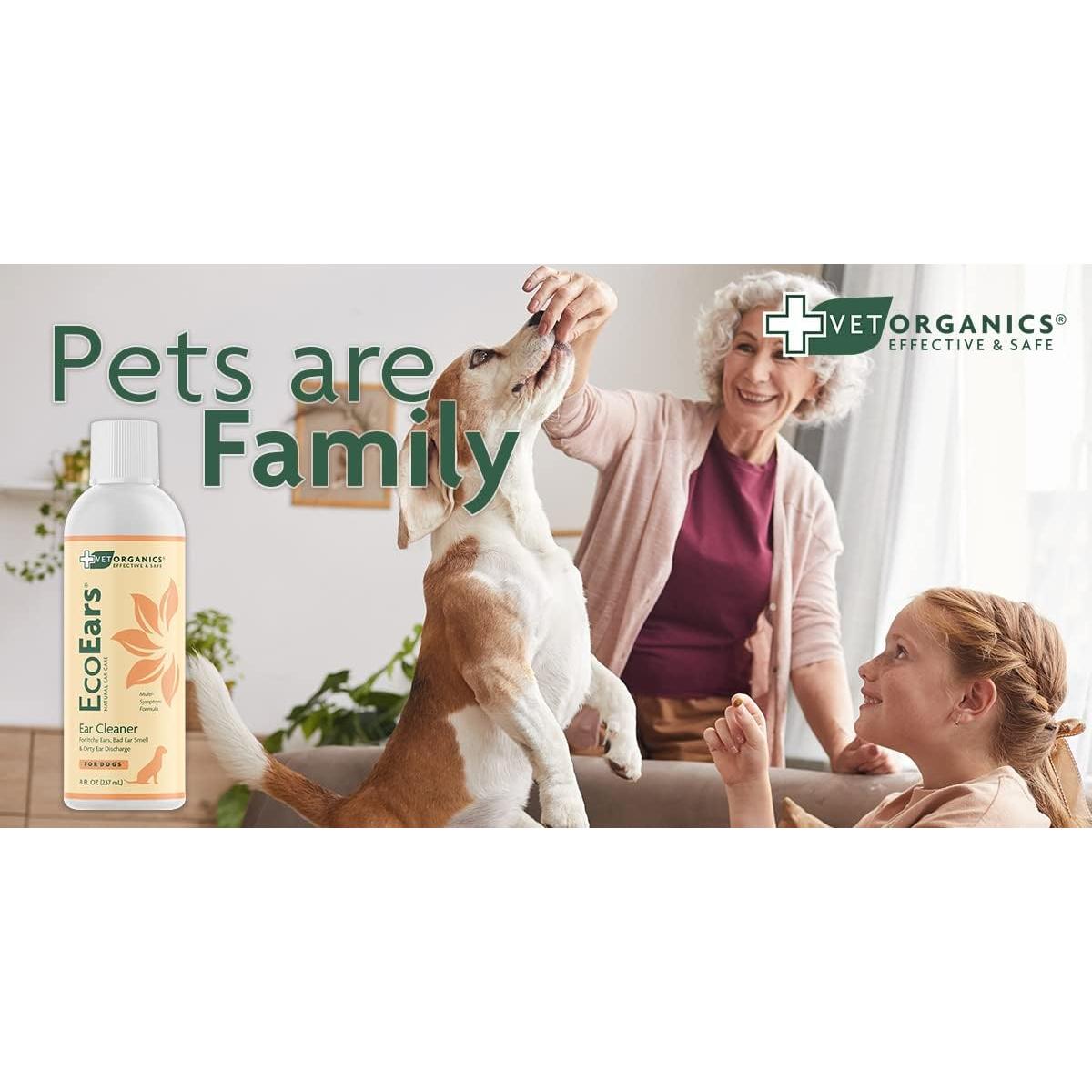 Limpiador de Oídos para Perros EcoEars 236 ml Natural