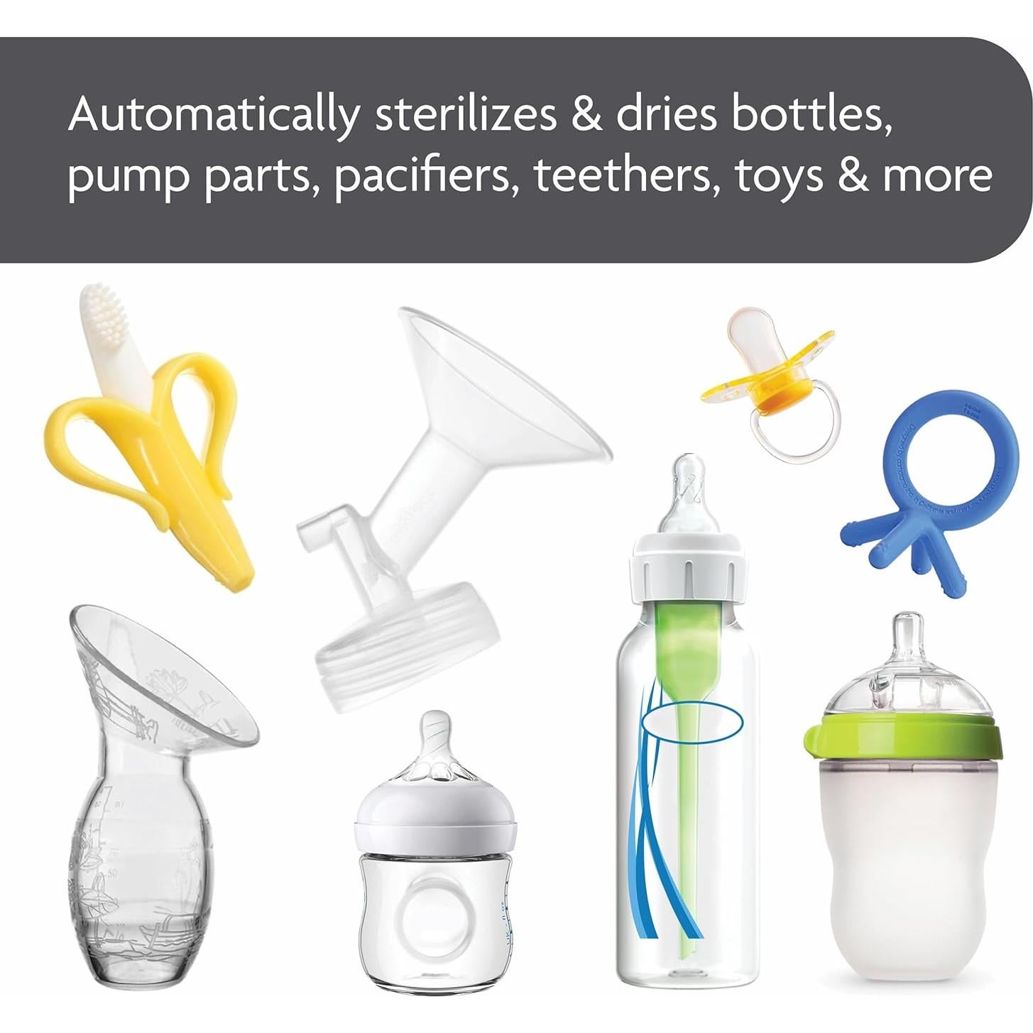 Esterilizador y Secador Baby Brezza Avanzado Carbón - 8 Botellas