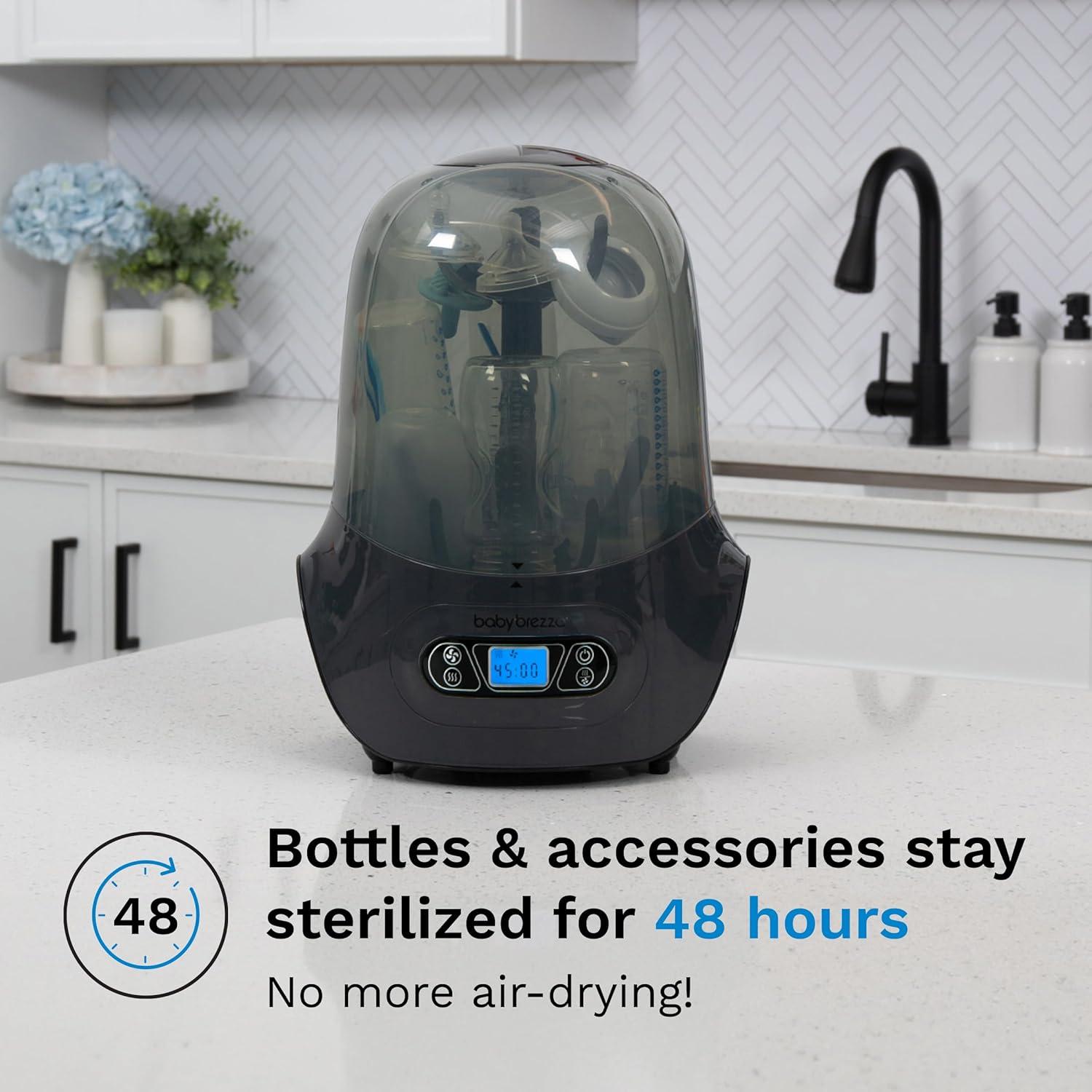 Esterilizador y Secador de Biberones Baby Brezza Carbón 4 en 1